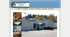Desktop Screenshot of powellsupplyinc.com