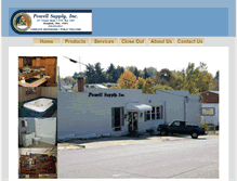 Tablet Screenshot of powellsupplyinc.com